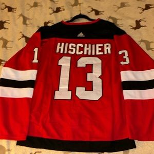 New Jersey devils #13 Nico Hischier size 52